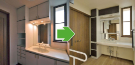 洗面 Before / After